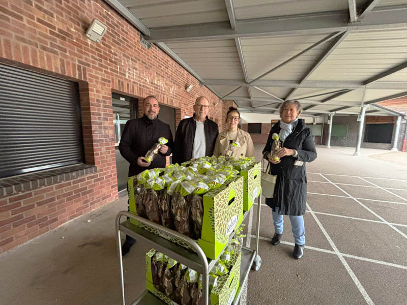 Des écoliers comblés !